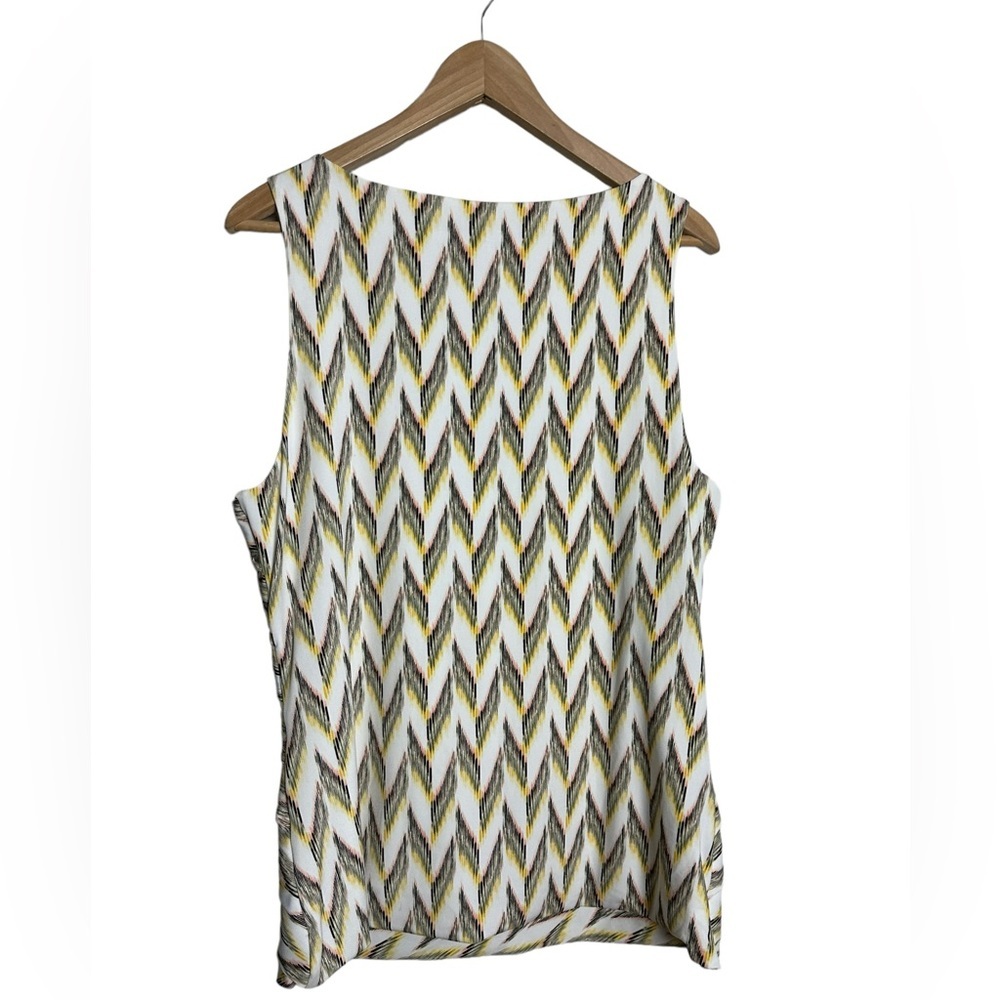 White House Black Market‎ Womens V-Neck Sleeveless Summer Top Size XL - Picture 5 of 9